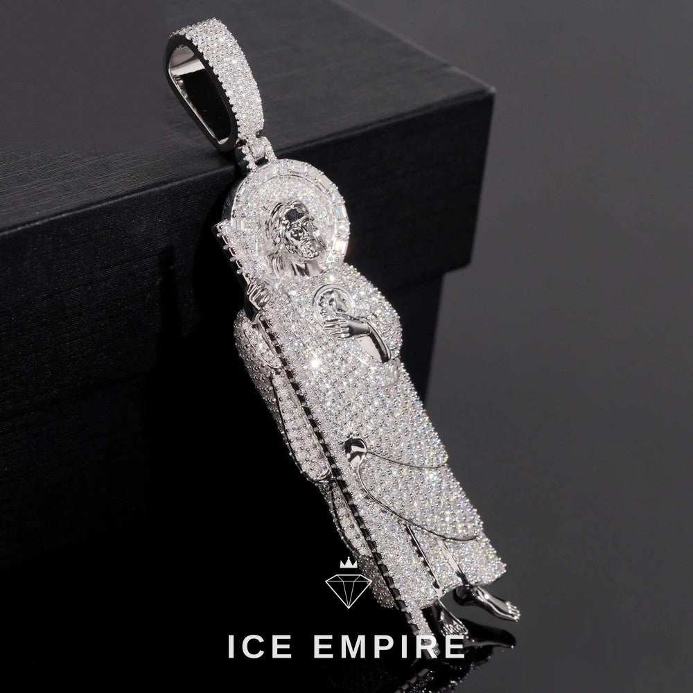 Iced Out Gold Plated Moissanite Pendant