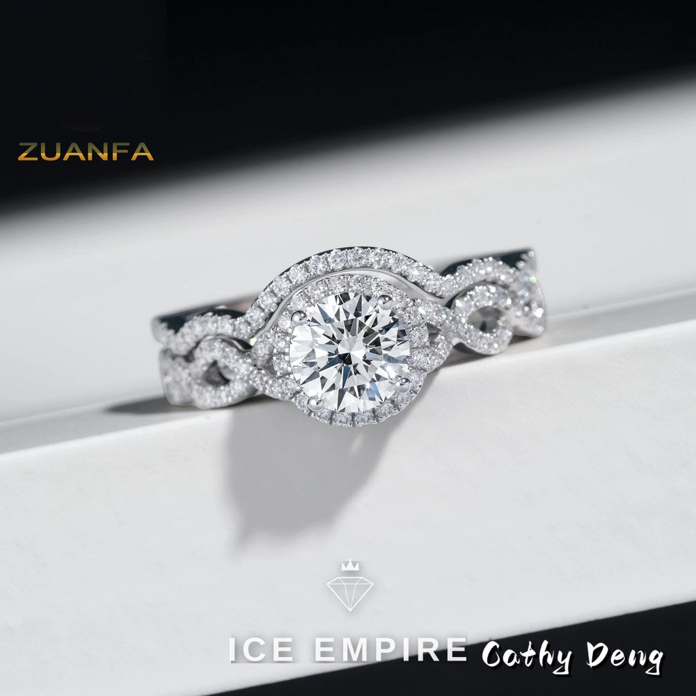 Iced Out 10K Gold Lab Grown Diamond Watch