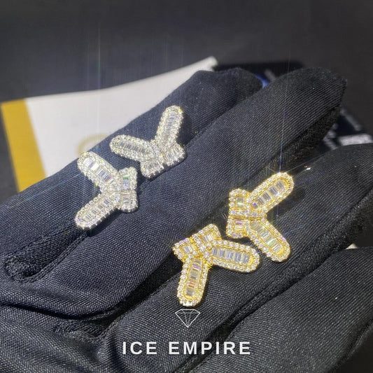 Iced Out Baguette 925 Silver Moissanite Ring