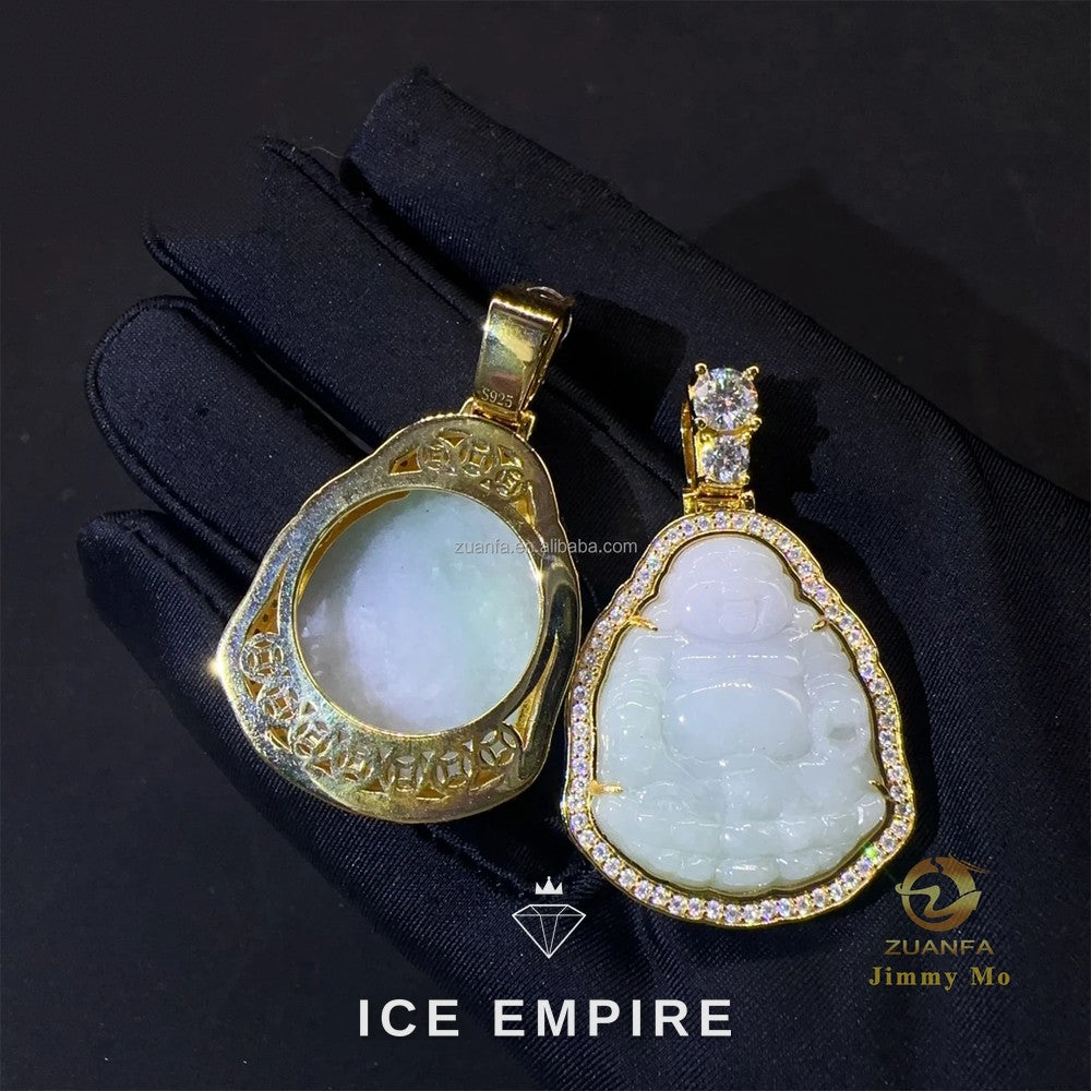 Iced Out 925 Silver Moissanite Pendant