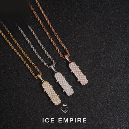 Iced Out 925 Silver Moissanite Pendant