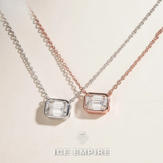 Iced Out Rose Gold Plated Moissanite Cuban Chain