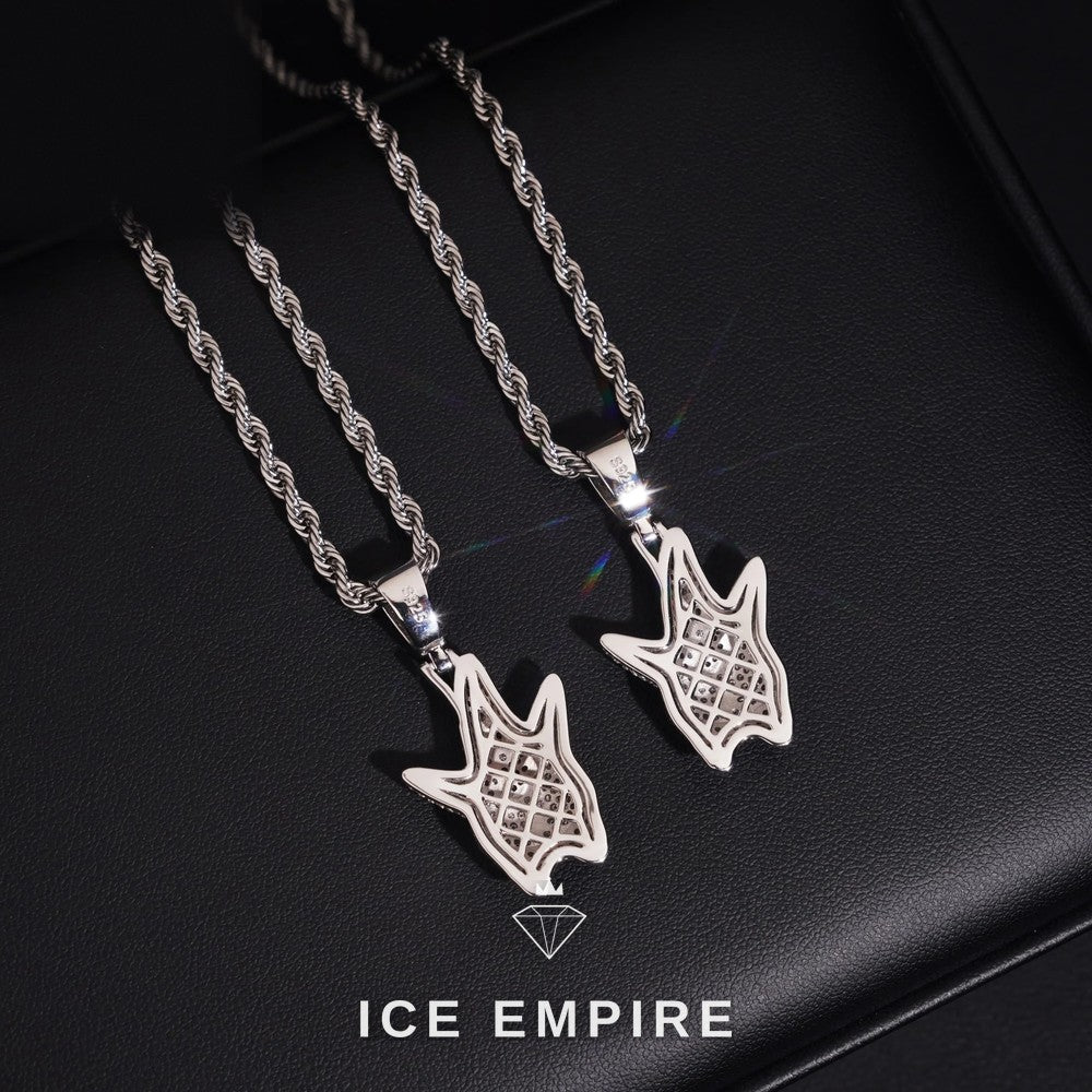 Iced Out 925 Silver Moissanite Pendant