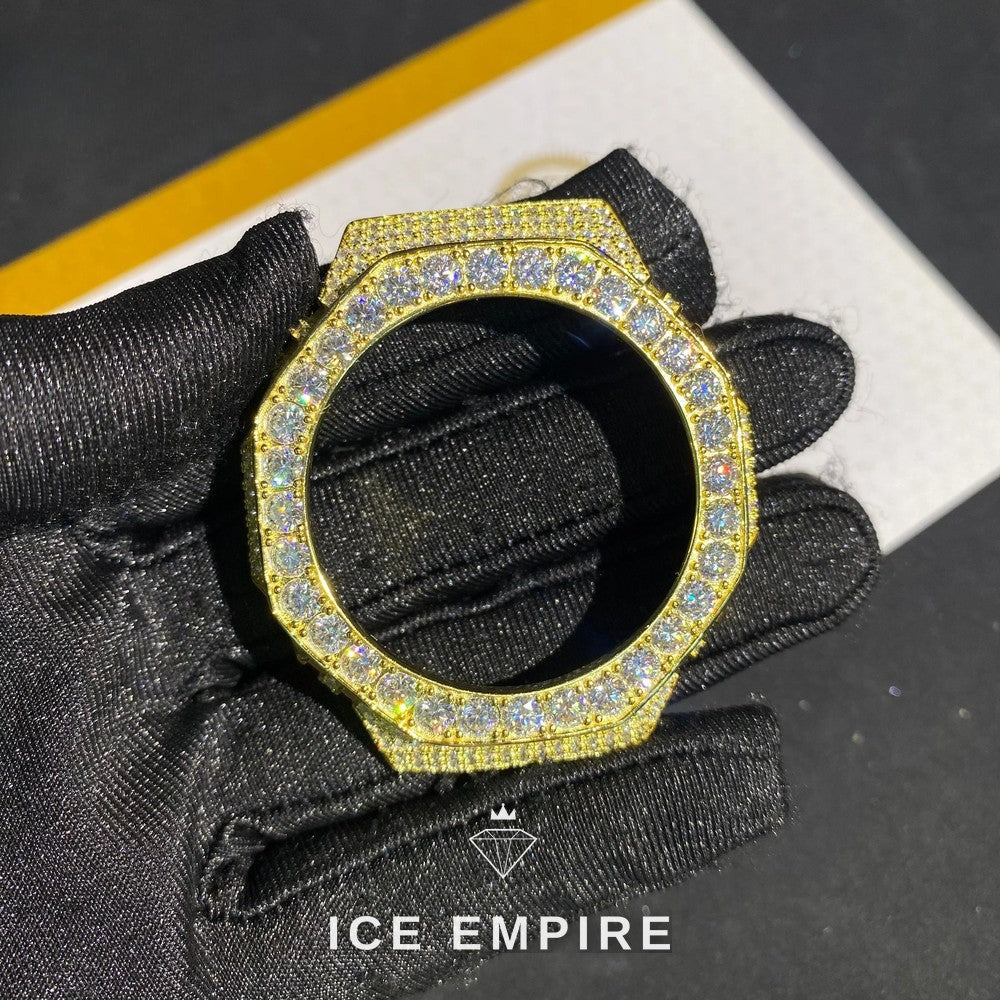 Iced Out 925 Silver Moissanite Watch