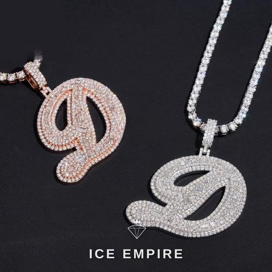 Iced Out 925 Silver Moissanite Pendant