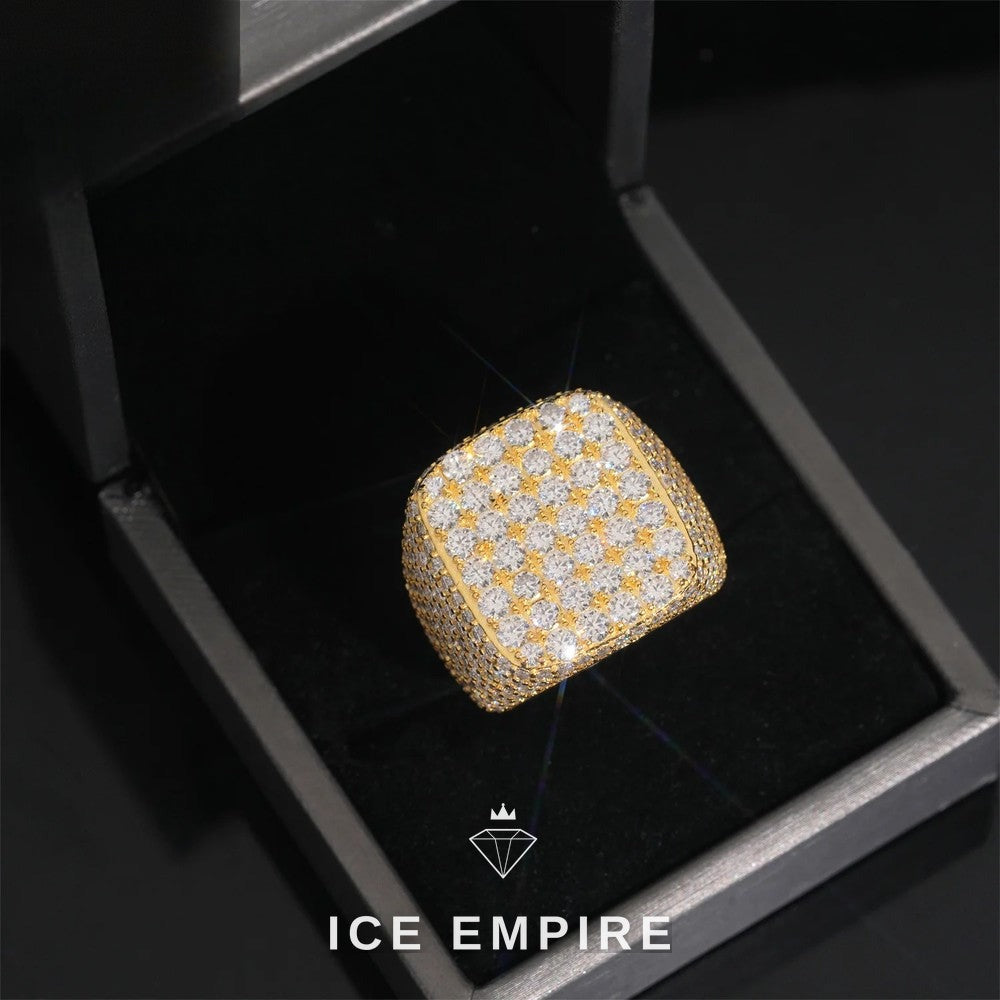 Iced Out 925 Silver Moissanite Cuban Chain