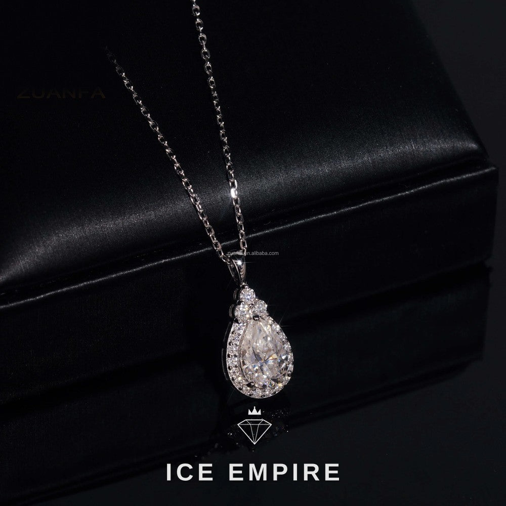 Iced Out 925 Silver Pendant