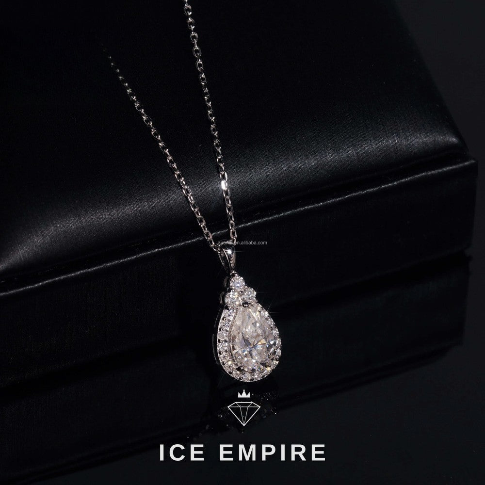 Iced Out 925 Silver Pendant