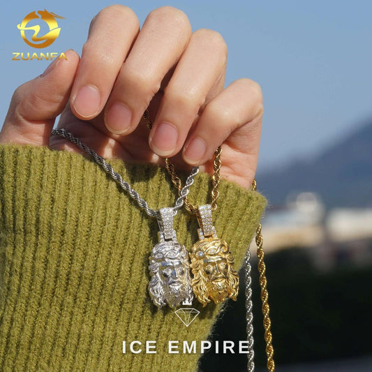 Iced Out Gold Plated Moissanite Pendant