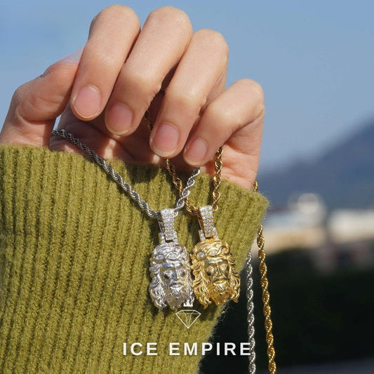 Iced Out Gold Plated Moissanite Pendant