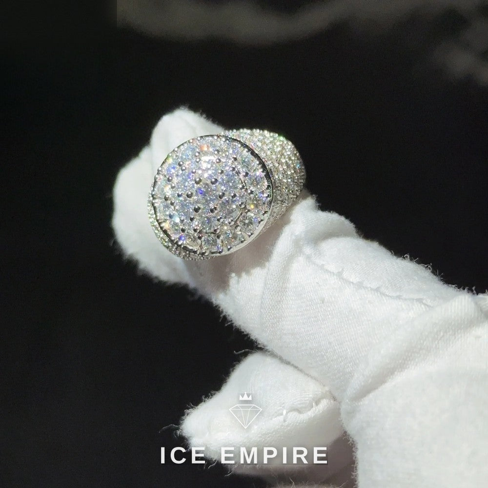Iced Out Gold Plated Moissanite Cuban Chain