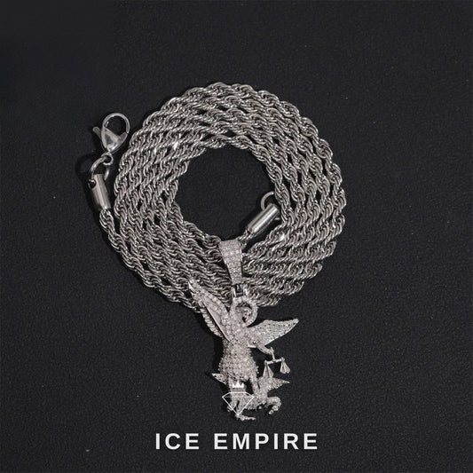 Iced Out 925 Silver Moissanite Pendant