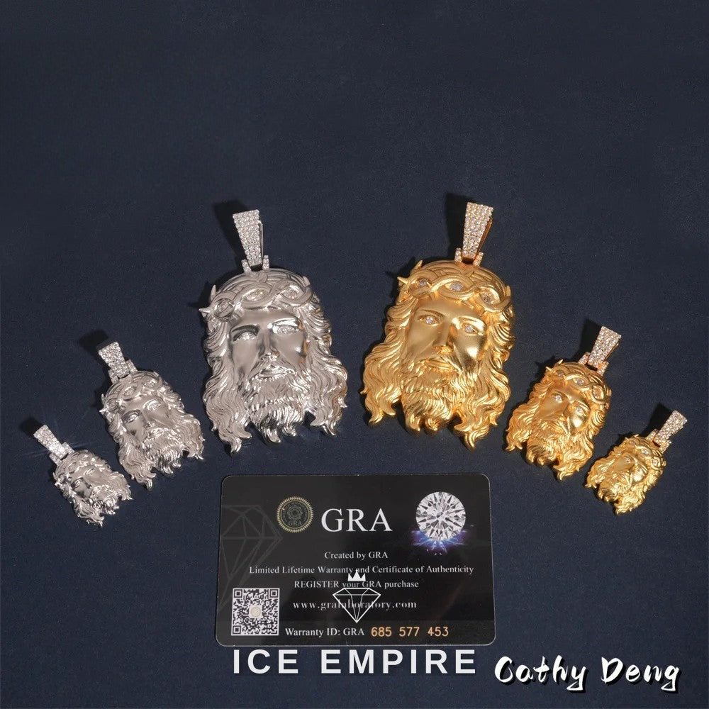 Iced Out Rose Gold Plated Pendant