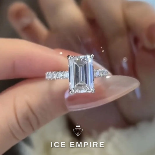 Iced Out Gold Plated Lab Grown Diamond Ring