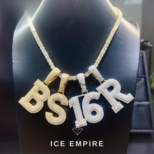 Iced Out 925 Silver Pendant