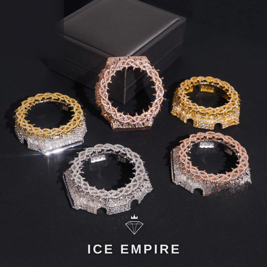 Iced Out 925 Silver Moissanite Watch