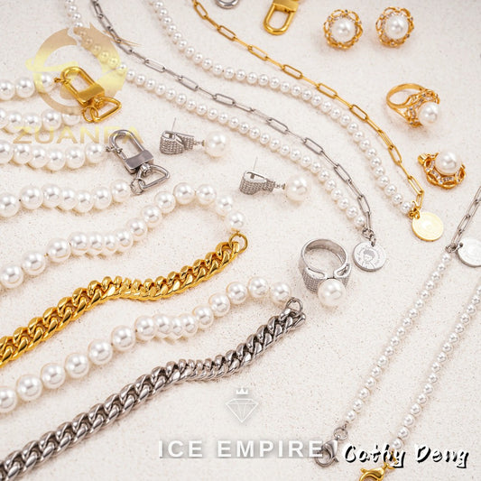 Iced Out Rose Gold Plated Cuban Chain
