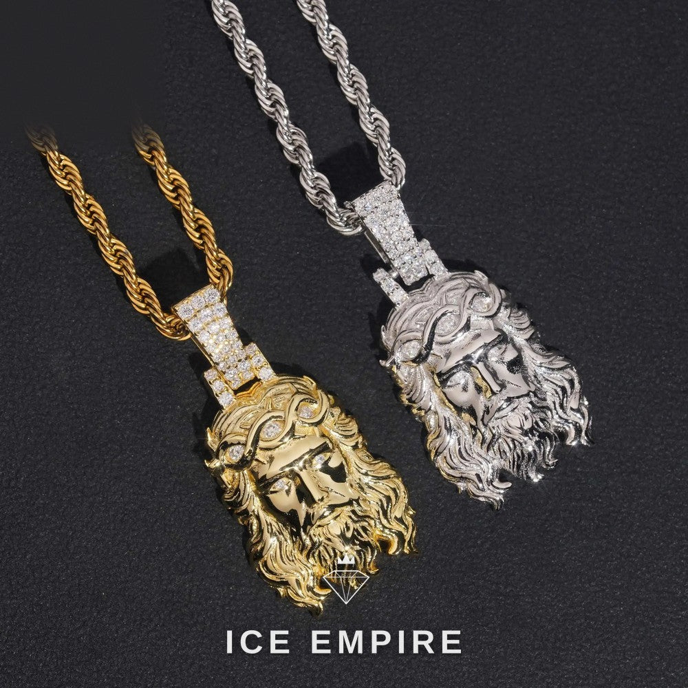 Iced Out 925 Silver Moissanite Pendant