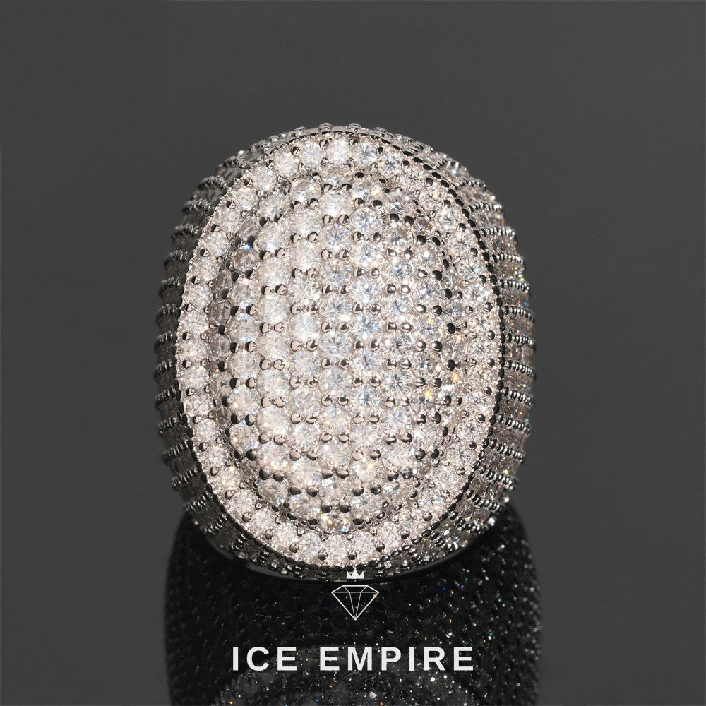 Iced Out 925 Silver Moissanite Cuban Chain