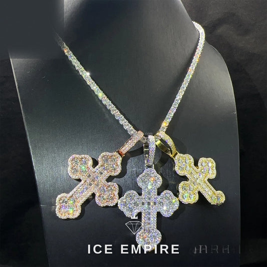 Iced Out Baguette 925 Silver Tennis Chain