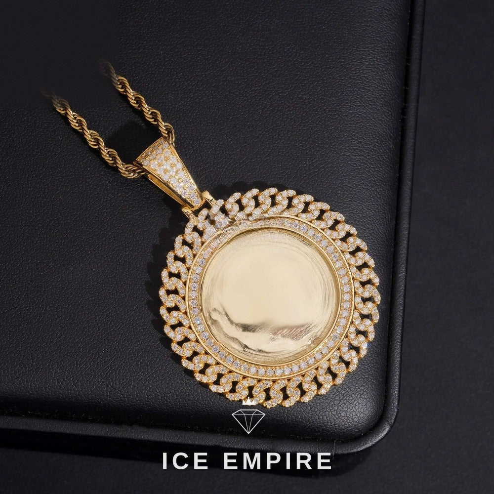 Iced Out 925 Silver Moissanite Pendant