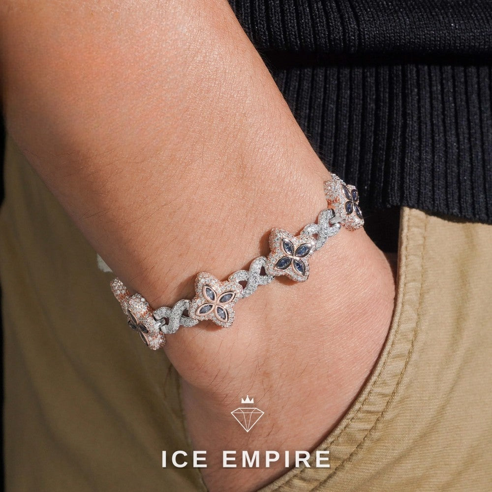 Iced Out 925 Silver Moissanite Bracelet