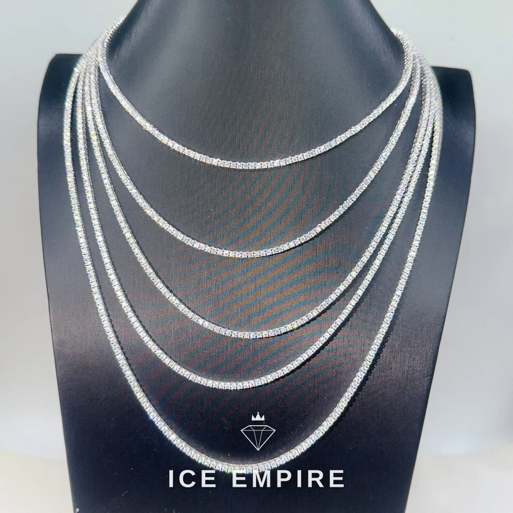 Iced Out Rose Gold Plated Moissanite Pendant