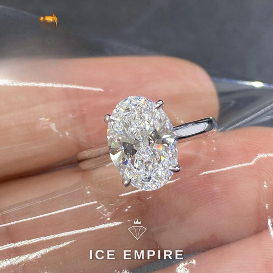 Iced Out Gold Plated Lab Grown Diamond Ring
