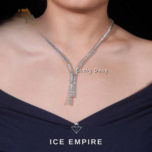 Iced Out Rose Gold Plated Moissanite Cuban Chain