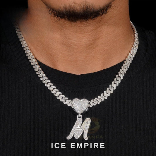 Iced Out Baguette Rose Gold Plated Cuban Chain