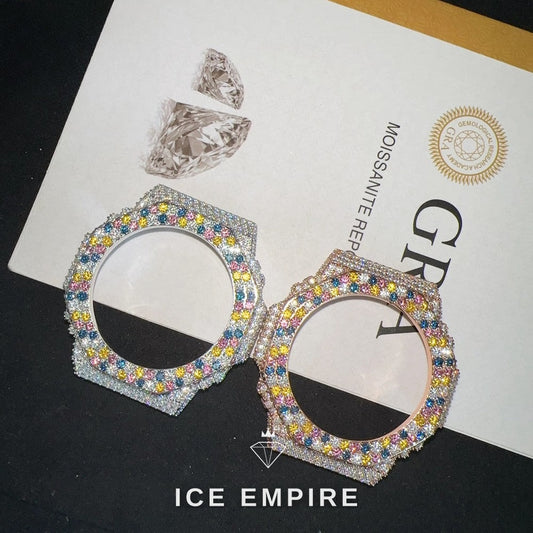 Iced Out 925 Silver Moissanite Watch