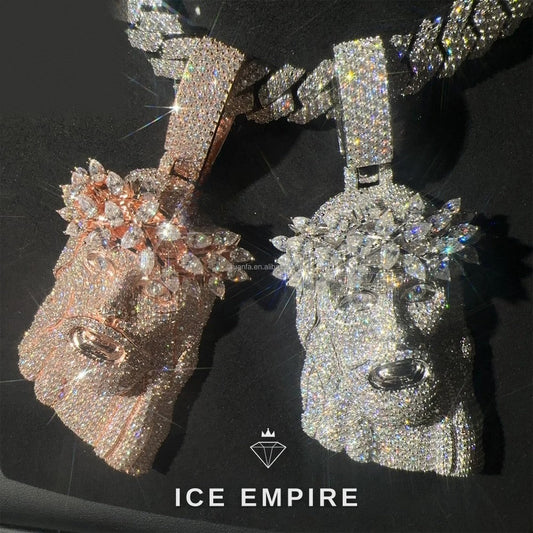 Iced Out 925 Silver Cuban Chain
