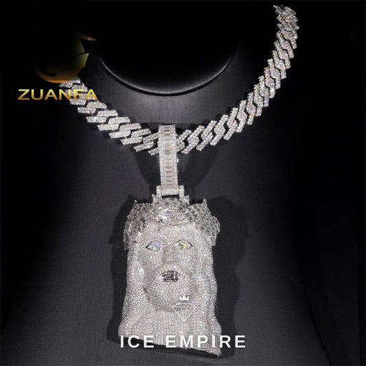 Iced Out Rose Gold Plated Pendant