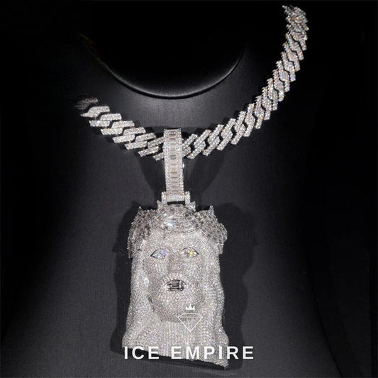 Iced Out Rose Gold Plated Pendant