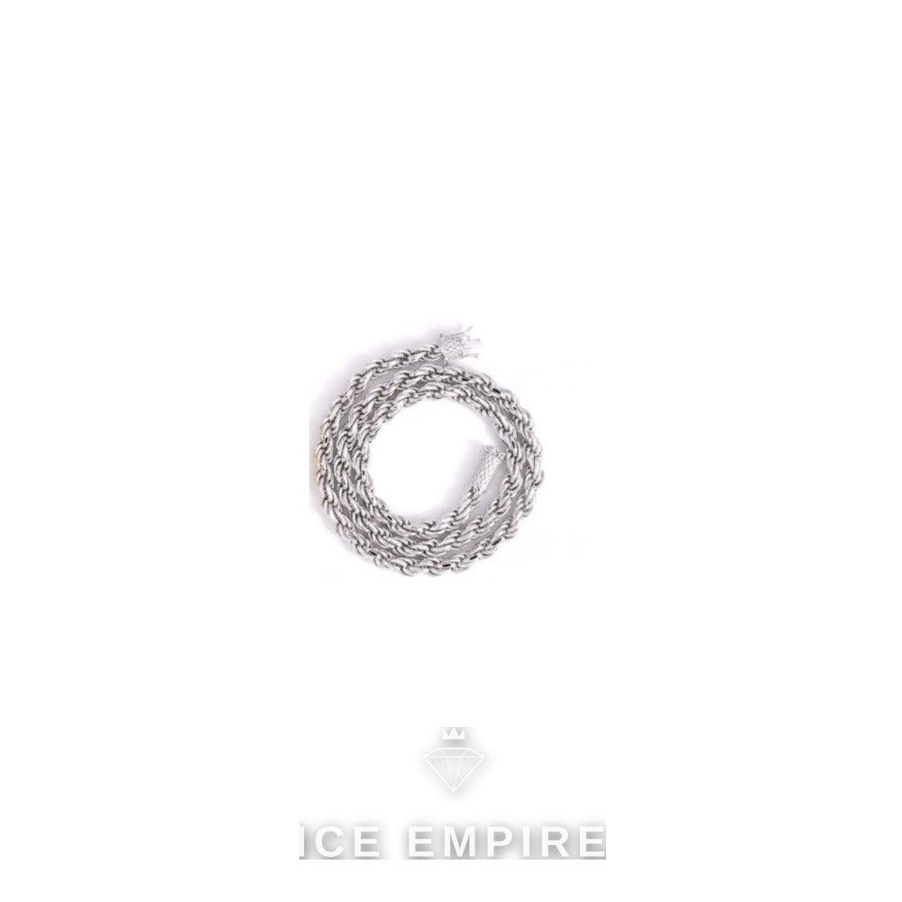 Iced Out 925 Silver Moissanite Cuban Chain