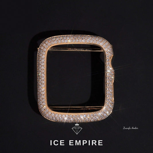 Iced Out 14K Gold Lab Grown Diamond Watch