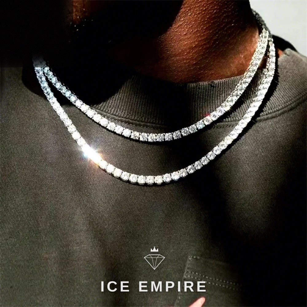 Iced Out 925 Silver Moissanite Pendant