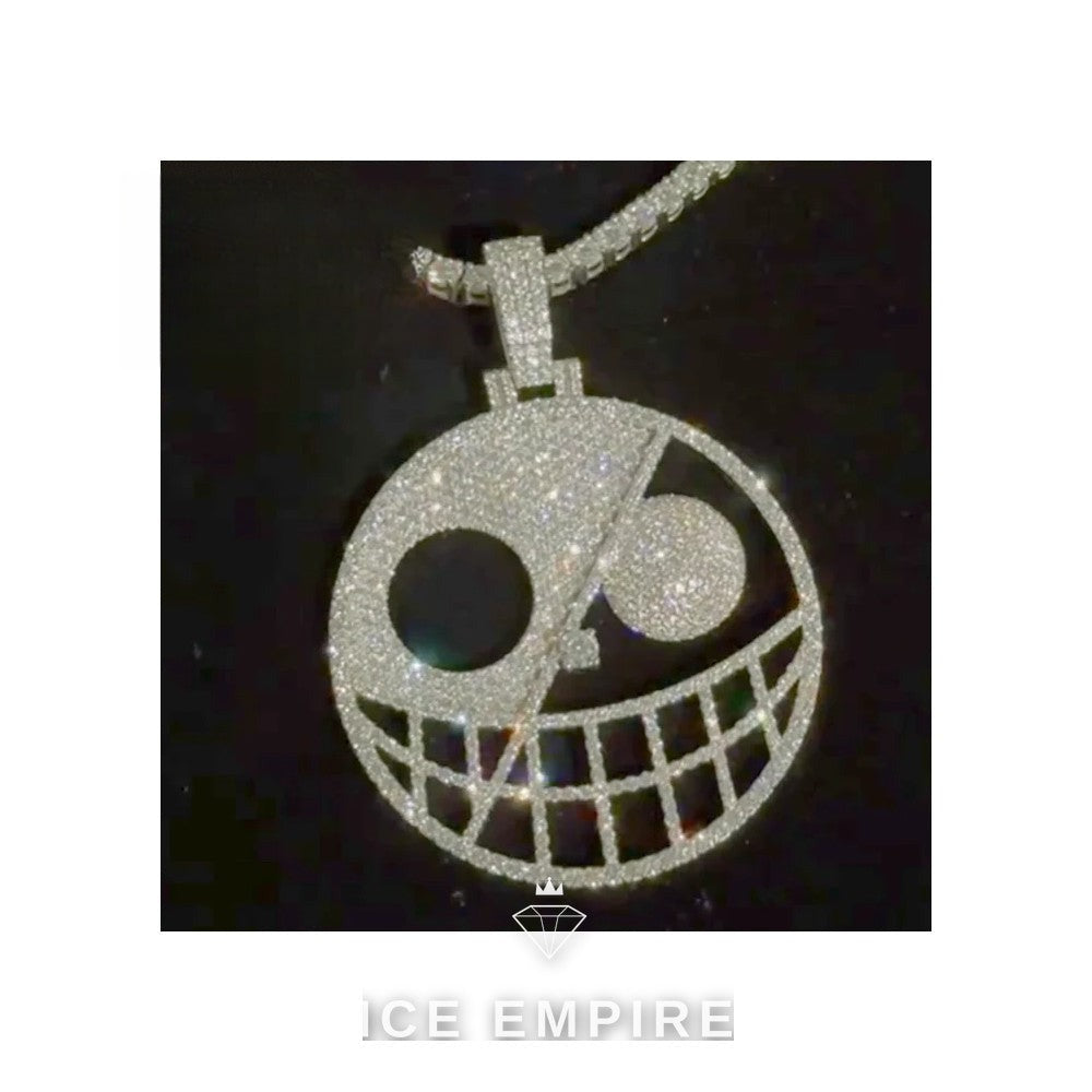Iced Out Baguette Rose Gold Plated Cuban Chain