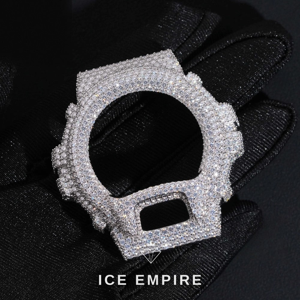 Iced Out 925 Silver Moissanite Watch