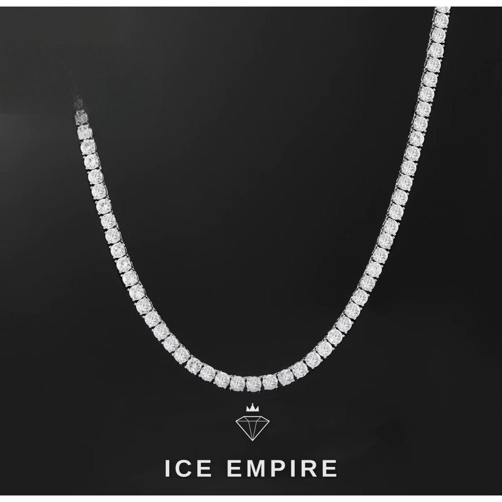 Iced Out Rose Gold Plated Cuban Chain