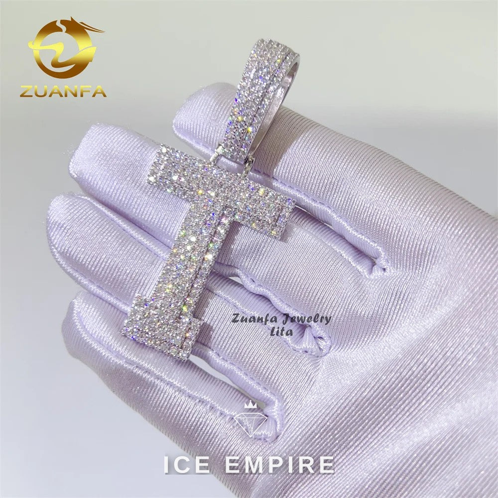 Iced Out 925 Silver Pendant