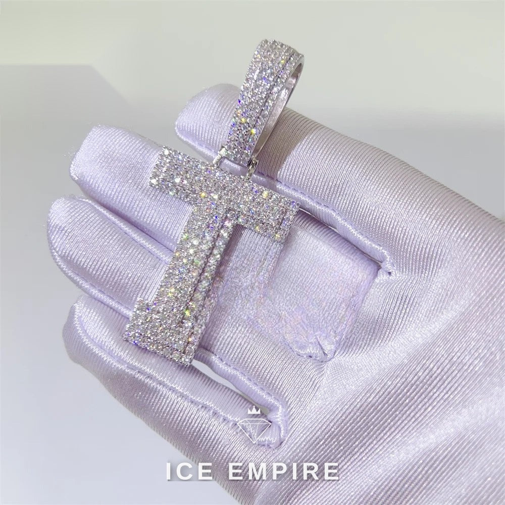 Iced Out 925 Silver Pendant
