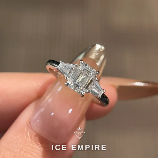 Iced Out 18K Gold Lab Grown Diamond Ring