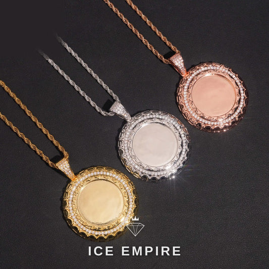 Iced Out 925 Silver Moissanite Pendant