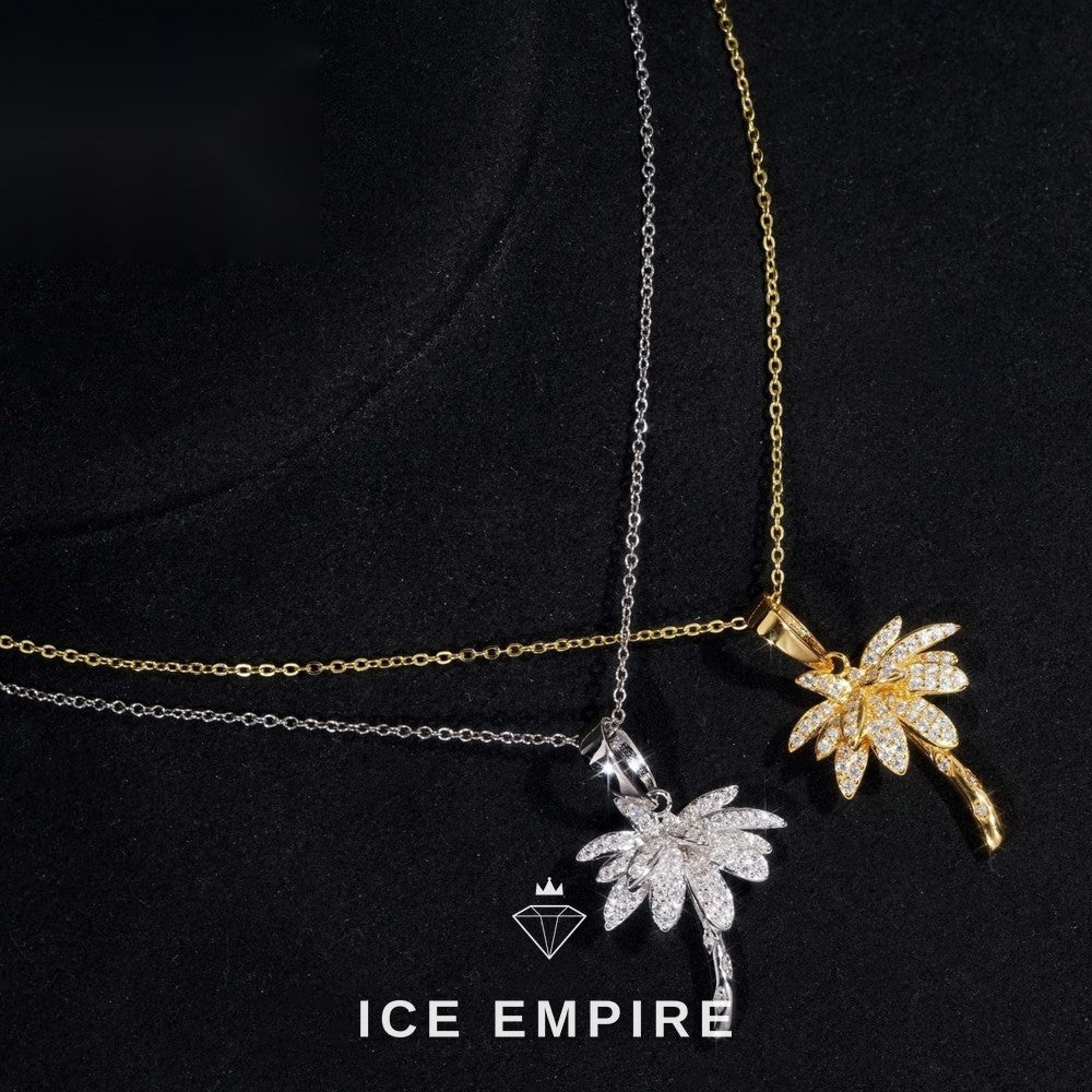 Iced Out 925 Silver Moissanite Pendant