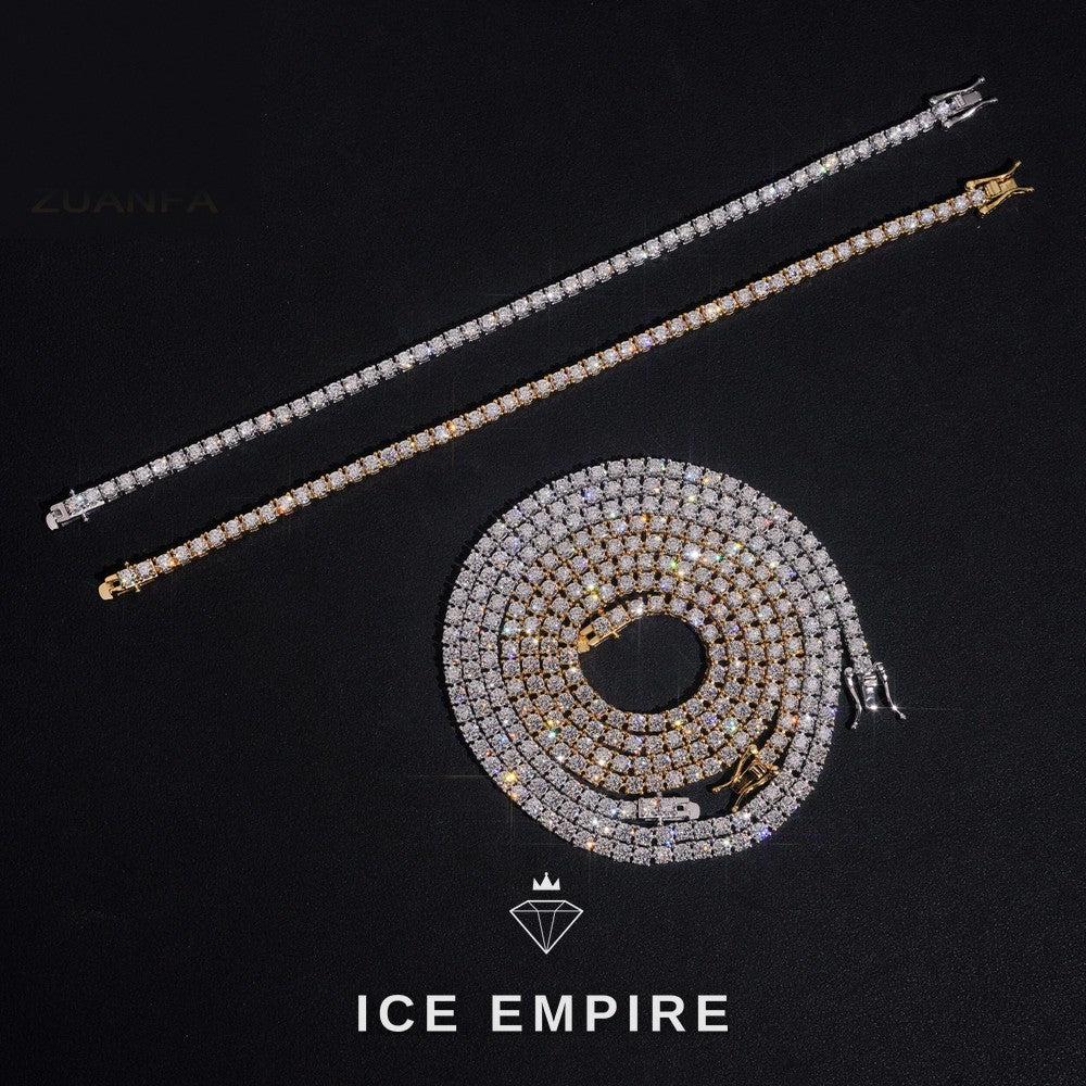Iced Out 925 Silver Moissanite Pendant