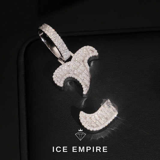 Iced Out 925 Silver Pendant