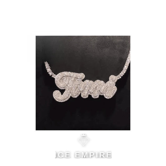 Iced Out Rose Gold Plated Cuban Chain
