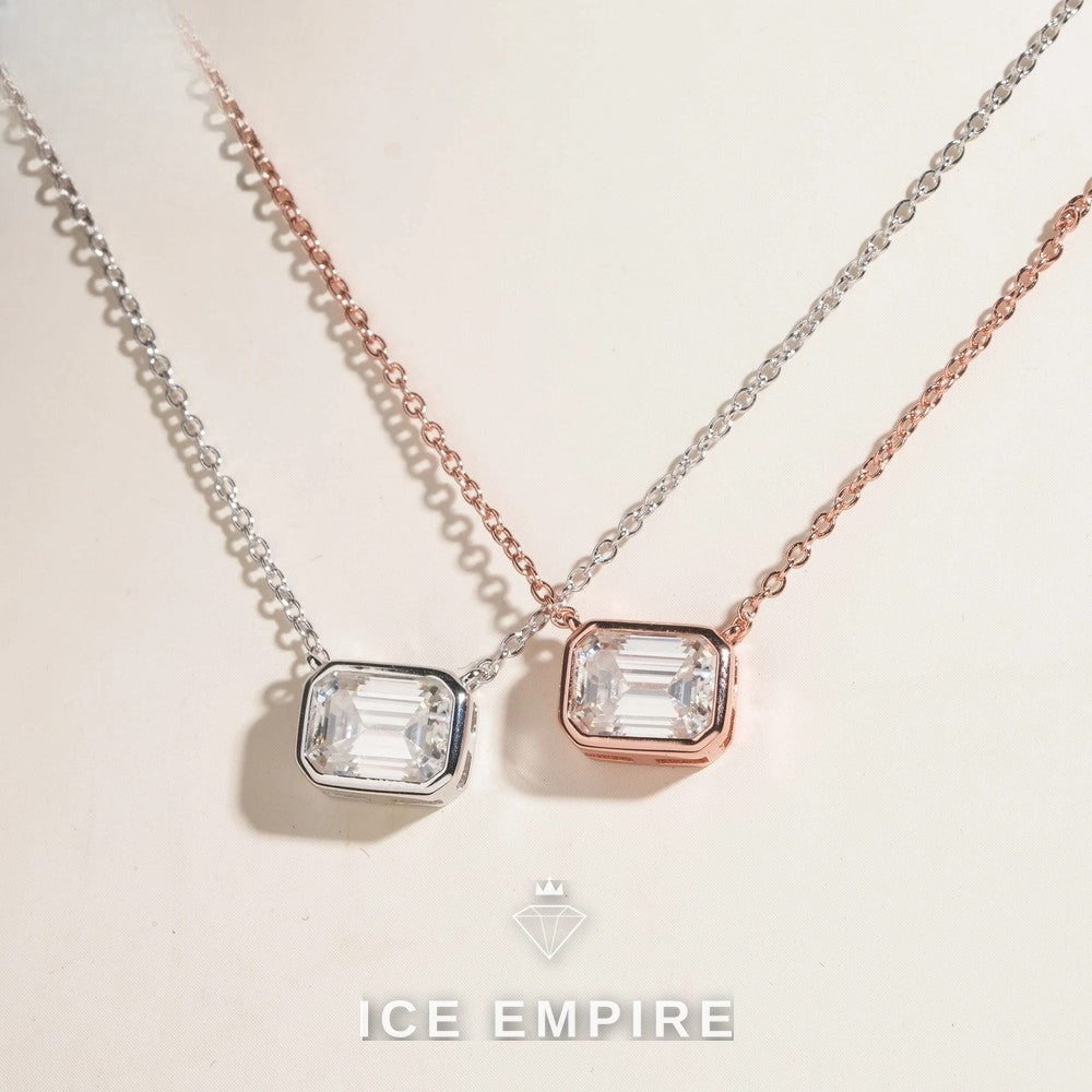 Iced Out Rose Gold Plated Moissanite Cuban Chain