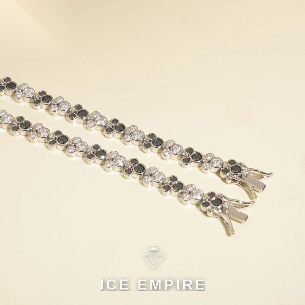 Iced Out 925 Silver Moissanite Bracelet